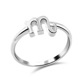 Scorpio Zodiac Silver Ring NSR-438